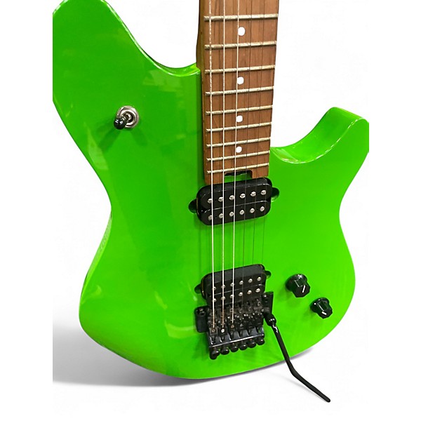 Used EVH Wolfgang Nuclear Green Solid Body Electric Guitar