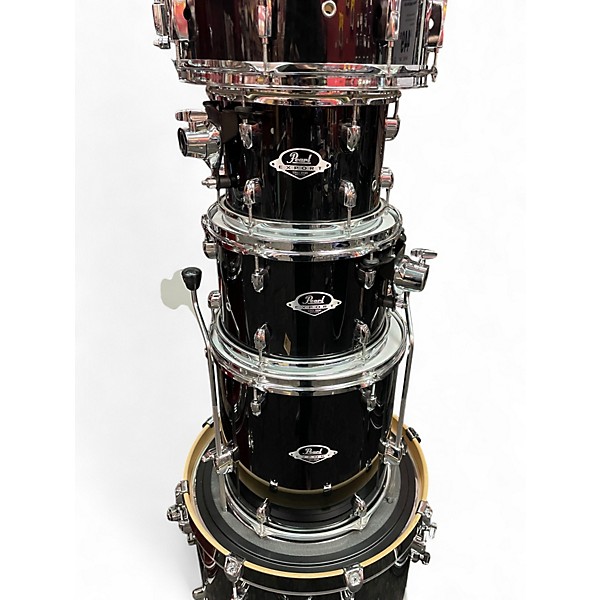 Used 2020s Pearl 5 Piece Export Black Onyx Drum Kit