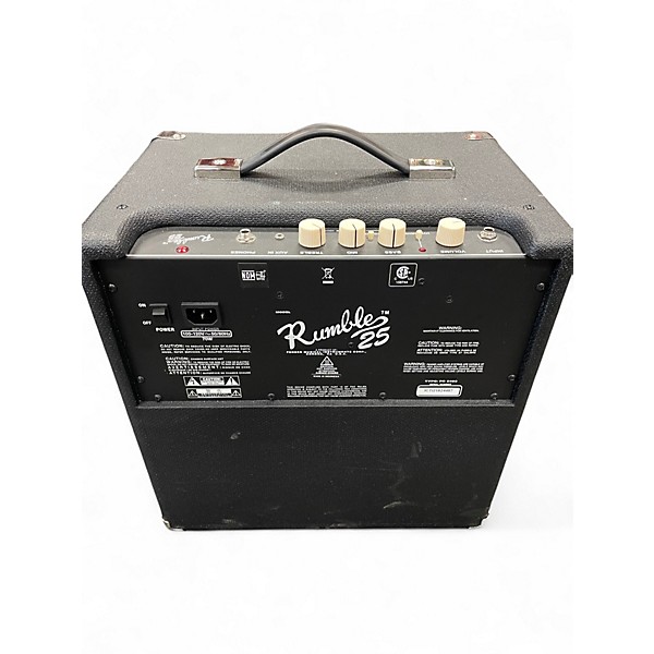 Used Fender Rumble 25 25W 1x10 Bass Combo Amp
