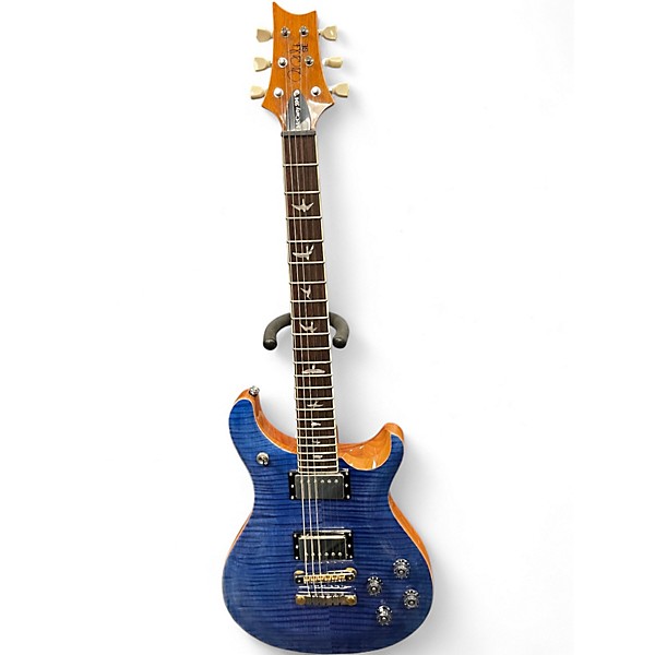 Used PRS se doublecut mccarty Blue Solid Body Electric Guitar