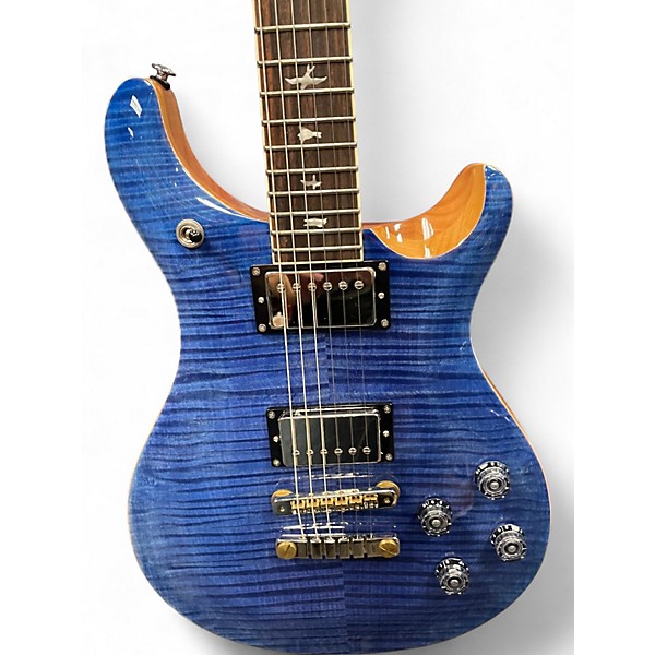 Used PRS se doublecut mccarty Blue Solid Body Electric Guitar