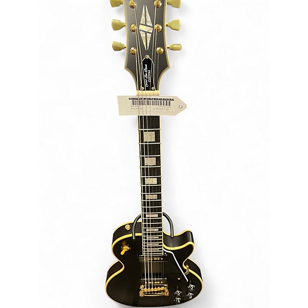 Used Epiphone Les Paul Custom p90 Black Solid Body Electric Guitar