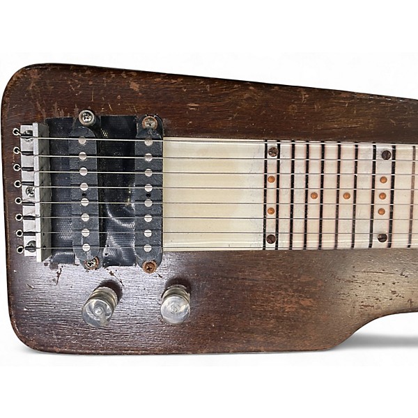 Vintage 1953 Magnatone Troubadour 8 Electric Lap Steel Brown Lap Steel