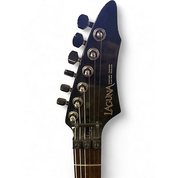 Used Laguna le400qrd red Solid Body Electric Guitar