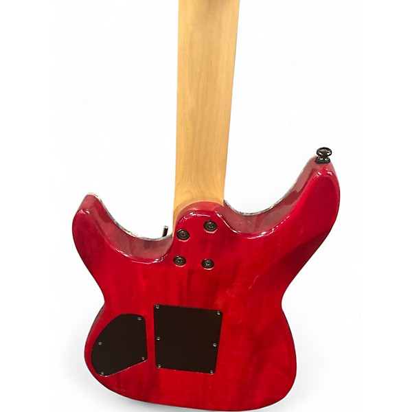 Used Laguna le400qrd red Solid Body Electric Guitar