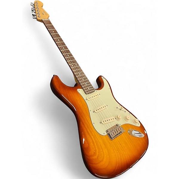 Used Fender strat deluxe Natural Solid Body Electric Guitar