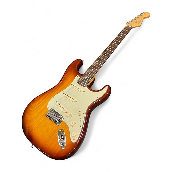 Used Fender strat deluxe Natural Solid Body Electric Guitar