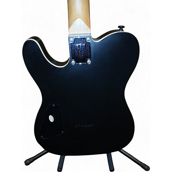 Used Schecter Guitar Research PT Monster Black Solid Body Electric Guitar