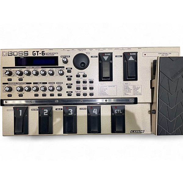 Used BOSS gt6 Effect Processor