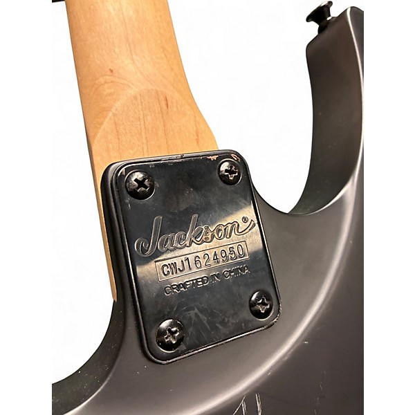 Used Jackson JS32 Dinky DKA Black Solid Body Electric Guitar