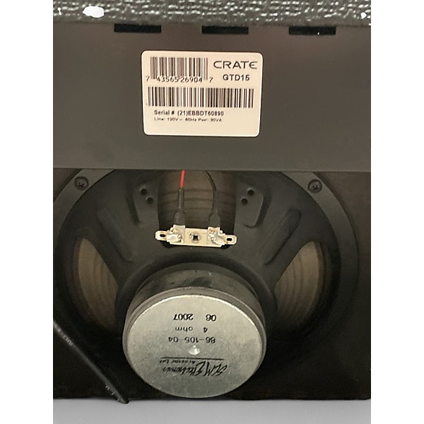 Used Crate GTD15 Guitar Combo Amp