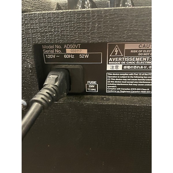 Used 2006 VOX AD50VT 1x12 50W Guitar Combo Amp