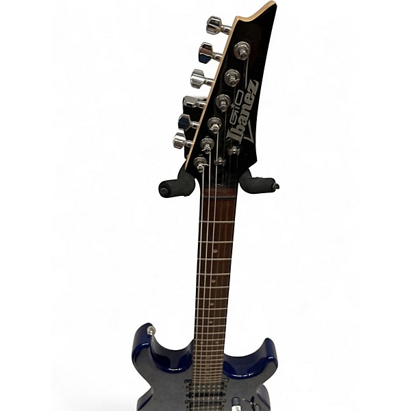 Used Ibanez GRX70QA Trans Blue Burst Solid Body Electric Guitar