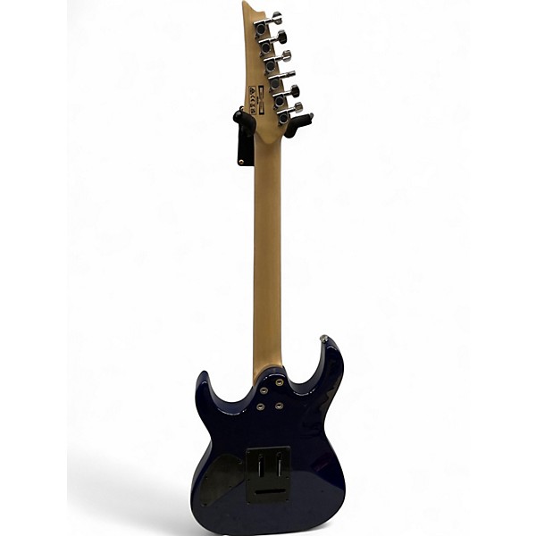 Used Ibanez GRX70QA Trans Blue Burst Solid Body Electric Guitar