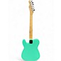 Used Squier Telecaster SATIN GREEN Solid Body Electric Guitar