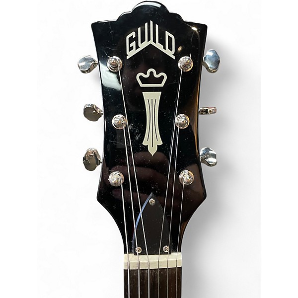 Used Guild Starfire II Black Hollow Body Electric Guitar