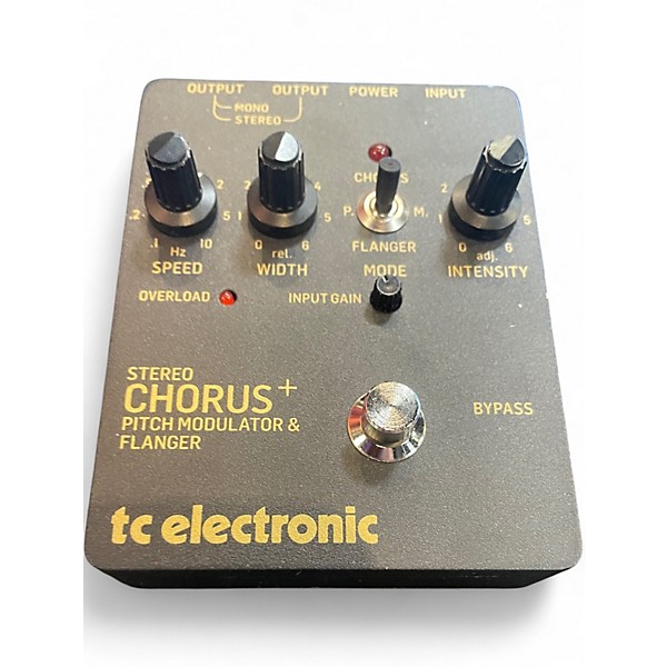 Used TC Electronic Stereo Chorus+ Pitch Modulator and Flanger Effect Pedal