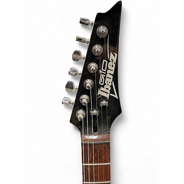 Used Ibanez GRX70QA Trans Blue Burst Solid Body Electric Guitar