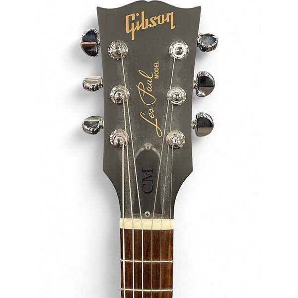 Used Gibson Les Paul CM Black Solid Body Electric Guitar