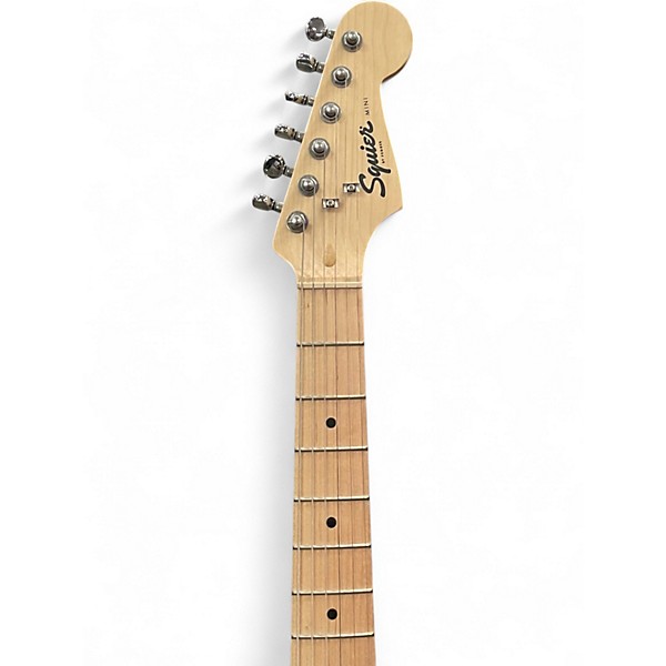 Used Squier Mini Jazzmaster HH Surf Green Solid Body Electric Guitar