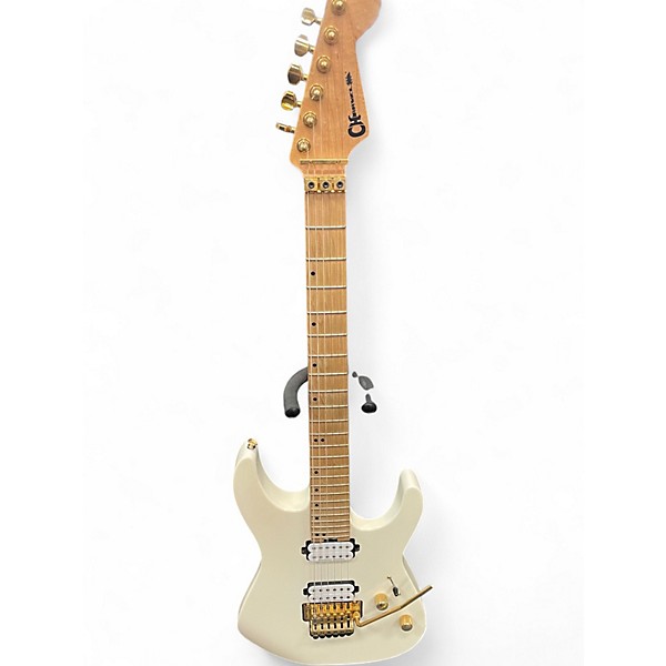 Used Charvel PRO MOD DK24 IVORY Solid Body Electric Guitar
