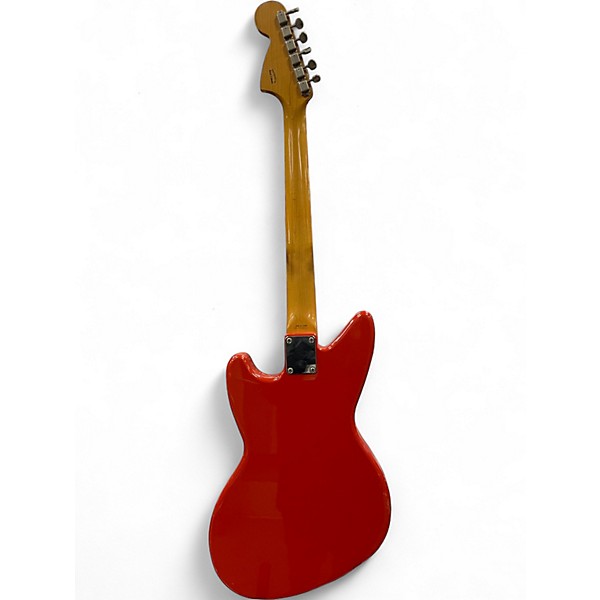Used Fender Jagstang Fiesta Red Solid Body Electric Guitar