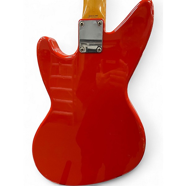 Used Fender Jagstang Fiesta Red Solid Body Electric Guitar
