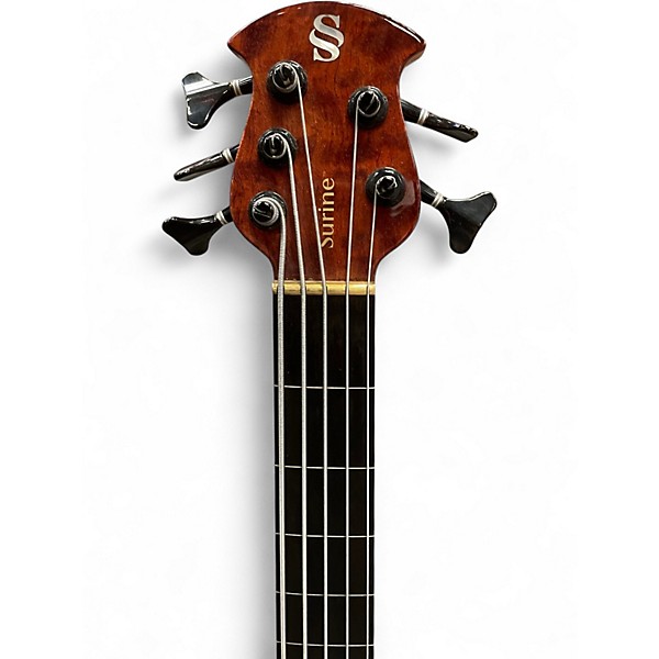 Used Surine Quest NTVII Clear Gloss Electric Bass Guitar