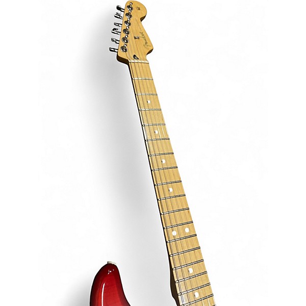 Used Fender Player Plus Stratocaster HSS Aged Cherry Burst Solid Body Electric Guitar