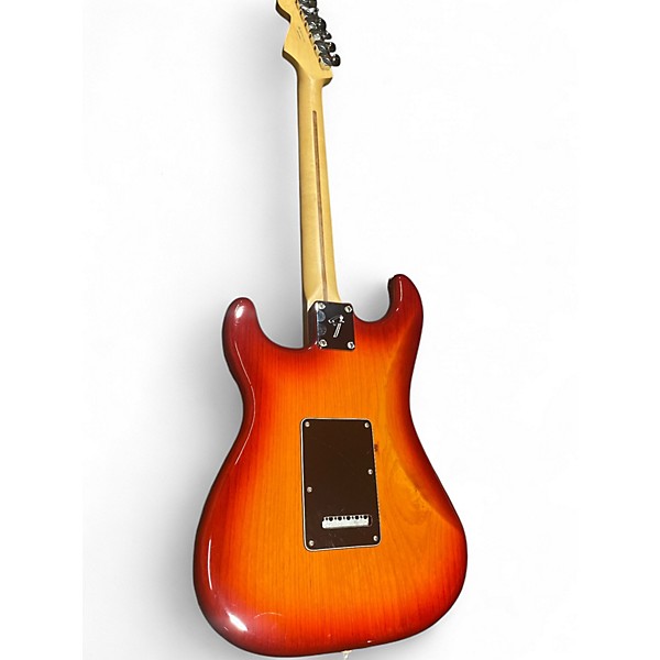 Used Fender Player Plus Stratocaster HSS Aged Cherry Burst Solid Body Electric Guitar