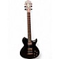 Used Washburn WI-64 Satin Black Solid Body Electric Guitar thumbnail