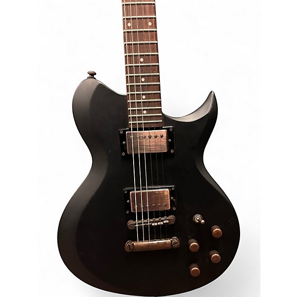 Used Washburn WI-64 Satin Black Solid Body Electric Guitar
