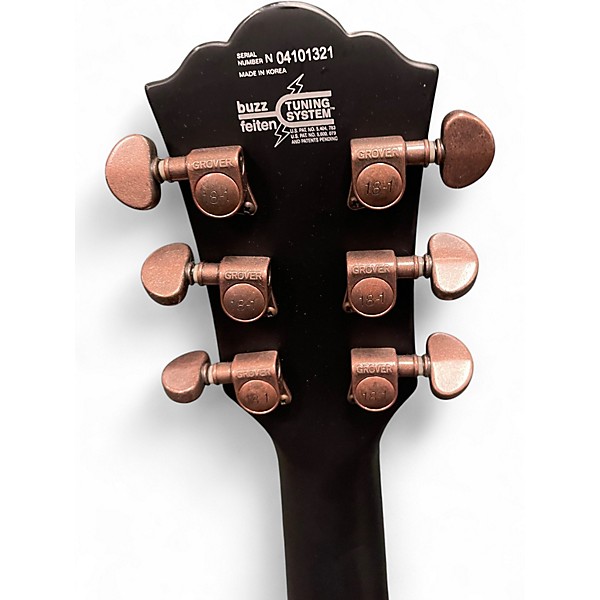 Used Washburn WI-64 Satin Black Solid Body Electric Guitar