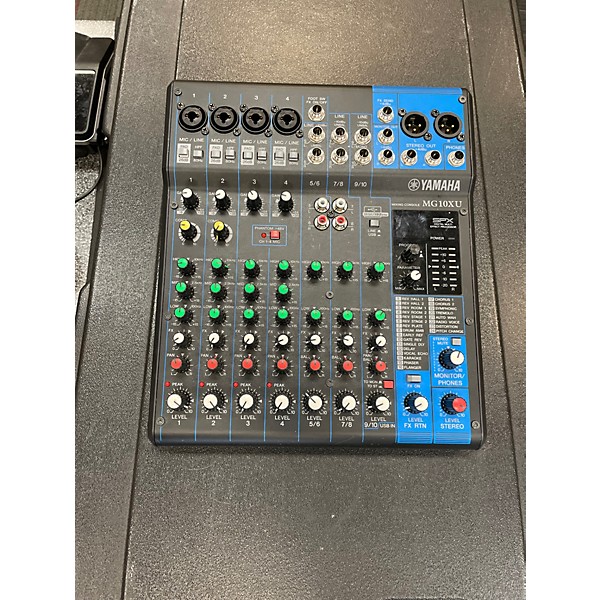 Used Yamaha MG10XU 10 Channel Mixer with Effects Unpowered Mixer