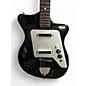 Used 1960s Tiesco Electric Black Solid Body Electric Guitar