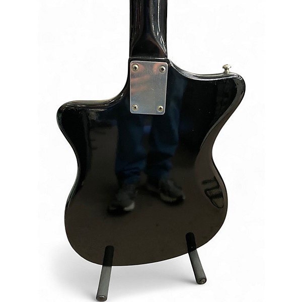 Used 1960s Tiesco Electric Black Solid Body Electric Guitar