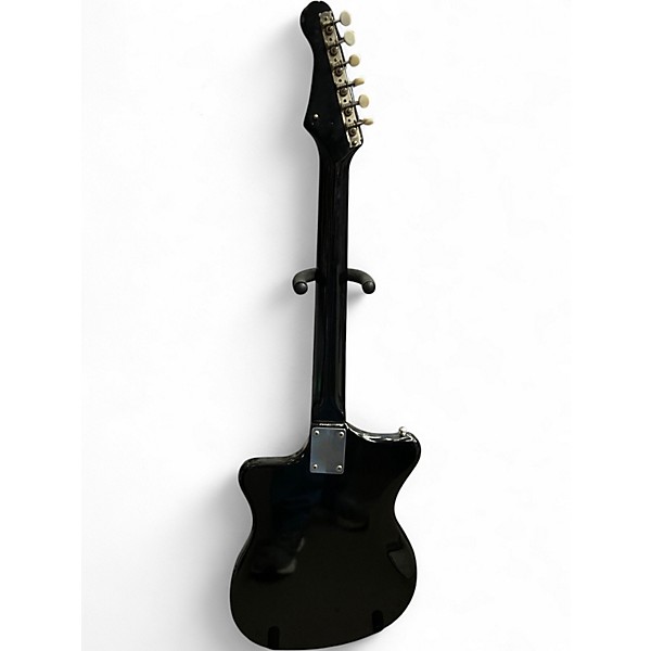 Used 1960s Tiesco Electric Black Solid Body Electric Guitar