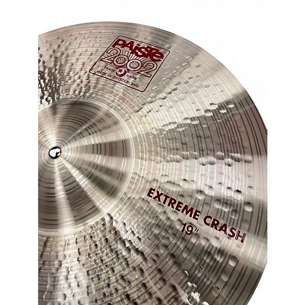 Used Paiste 19in 2002 extreme crash Cymbal