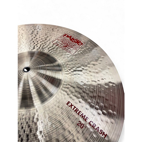 Used Paiste 20in 2002 EXTREME CRASH Cymbal