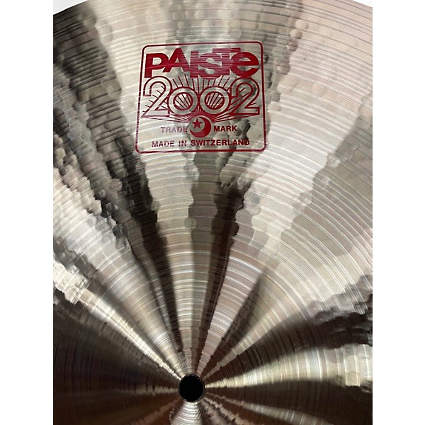 Used Paiste 22in 2002 Crash Cymbal