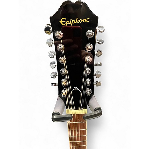 Used Epiphone SONGMAKER DR212 Natural 12 String Acoustic Guitar
