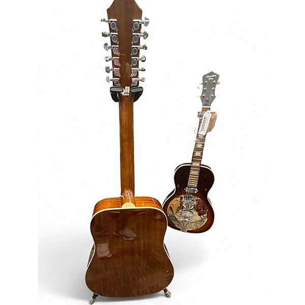 Used Epiphone SONGMAKER DR212 Natural 12 String Acoustic Guitar