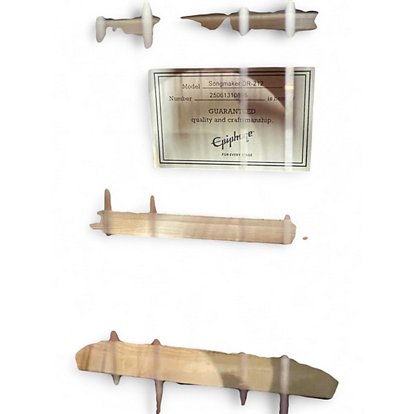 Used Epiphone SONGMAKER DR212 Natural 12 String Acoustic Guitar