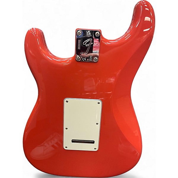 Used Fender Player Stratocaster Fiesta Red Solid Body Electric Guitar