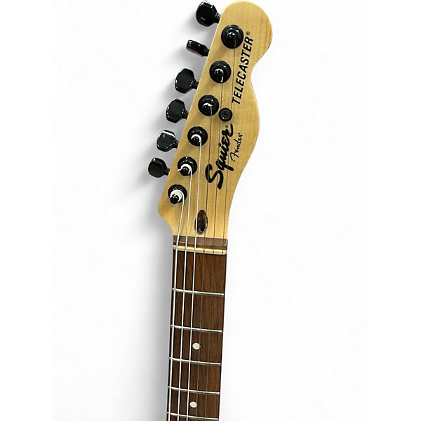 Used Squier Jim Root Telecaster Flat White Solid Body Electric Guitar