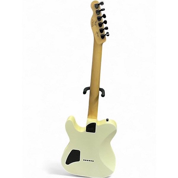 Used Squier Jim Root Telecaster Flat White Solid Body Electric Guitar