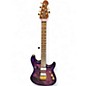 Used Ernie Ball Music Man Jason Richardson Signature Cutlass 6 Purple Solid Body Electric Guitar thumbnail