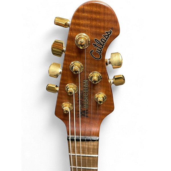 Used Ernie Ball Music Man Jason Richardson Signature Cutlass 6 Purple Solid Body Electric Guitar