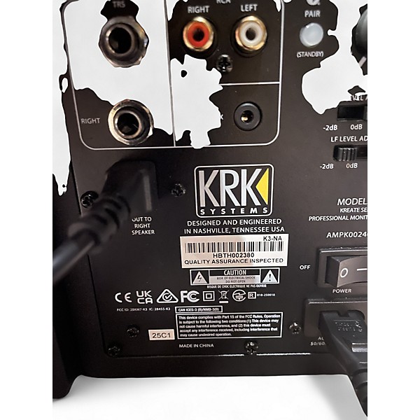 Used KRK KREATE 3 Powered Monitor