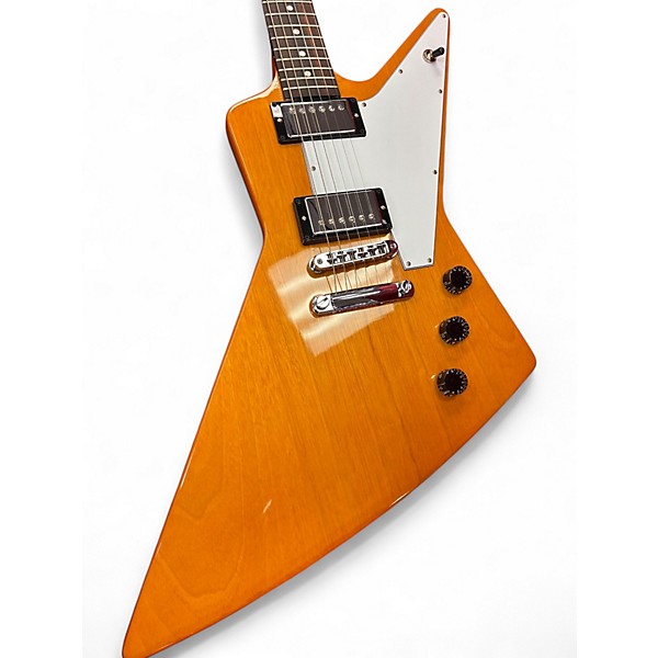 Used 2023 Gibson Explorer Antique Natural Solid Body Electric Guitar